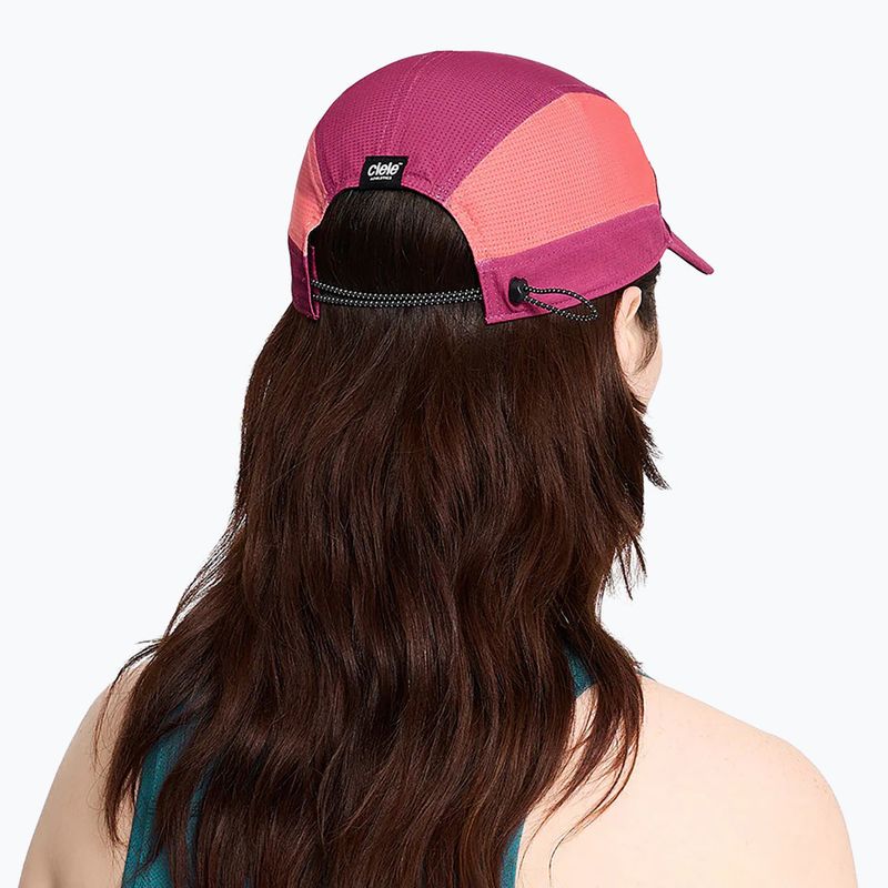 Czapka z daszkiem Ciele Athletics FSTCap SC Field Iconic SL mulberry bocasana 6