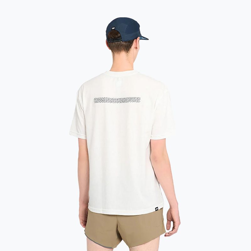 Koszulka do biegania męska Ciele Athlteics NSP HV ''C" off white 2