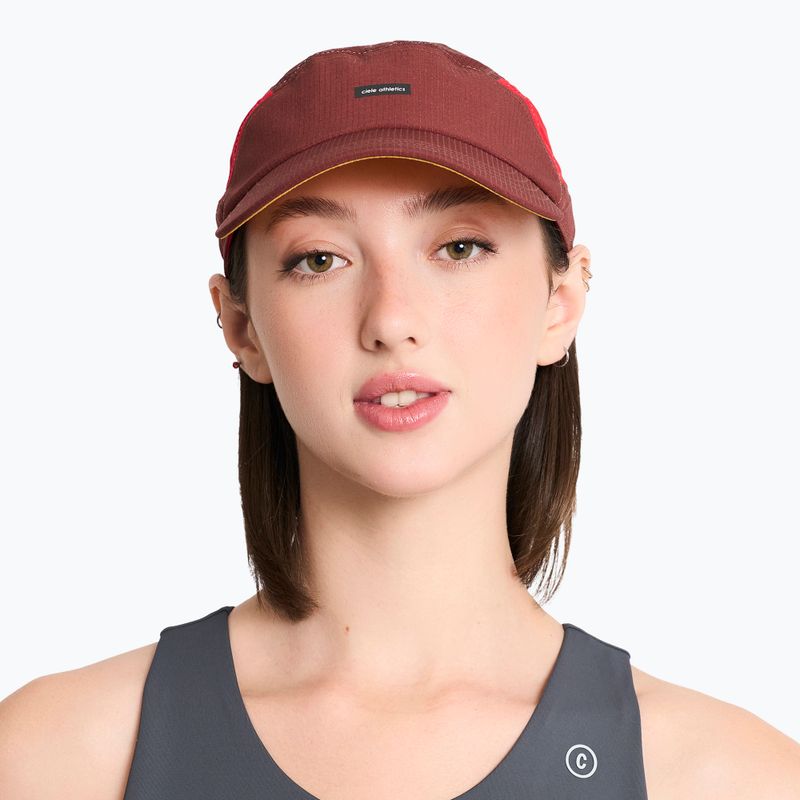 Czapka z daszkiem Ciele Athletics GOCap Field IconicBar SL andorra/red 4