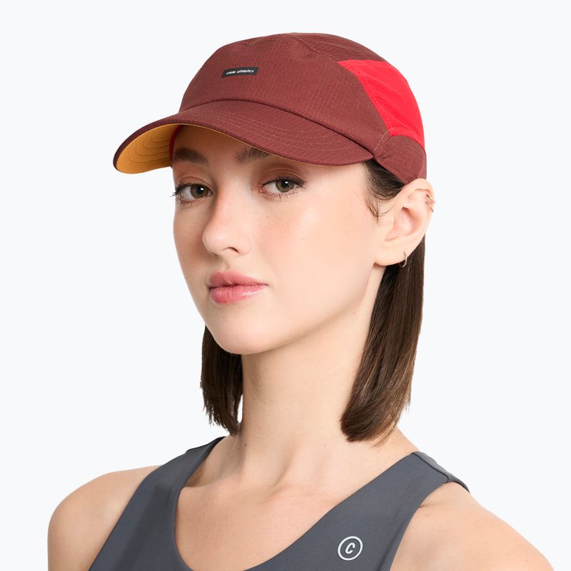 Czapka z daszkiem Ciele Athletics GOCap Field IconicBar SL andorra/red 5