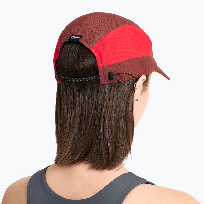 Czapka z daszkiem Ciele Athletics GOCap Field IconicBar SL andorra/red 6