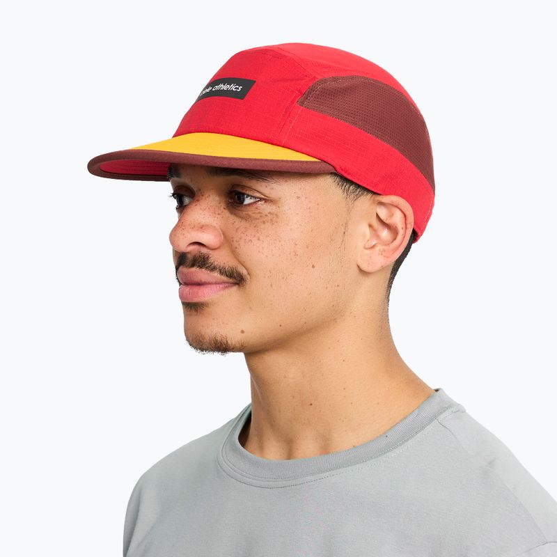 Czapka z daszkiem Ciele Athletics GOCap Field Iconic Bar red/andorra 5