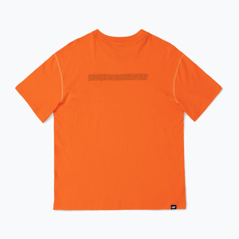 Koszulka do biegania męska Ciele Athlteics NSPTShirt HV''C'' orange 2