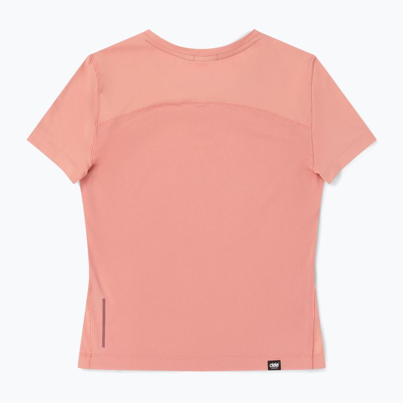 Koszulka do biegania damska Ciele Athletics DLYTShirt rose dawn 2