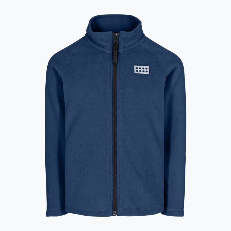 Bluza polarowa dziecięca LEGO Lwsinclair 705 dark navy