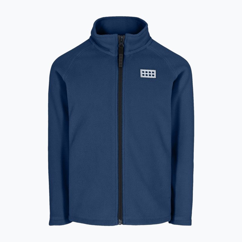 Bluza polarowa dziecięca LEGO Lwsinclair 706 dark blue