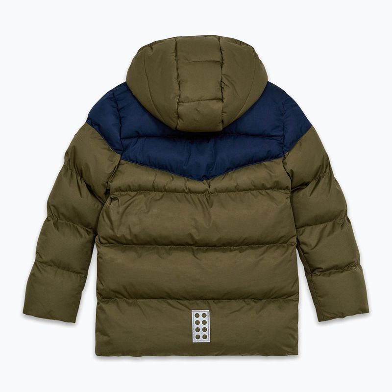 Kurtka ocieplana dziecięca LEGO Lwjebel 733 dark khaki 2