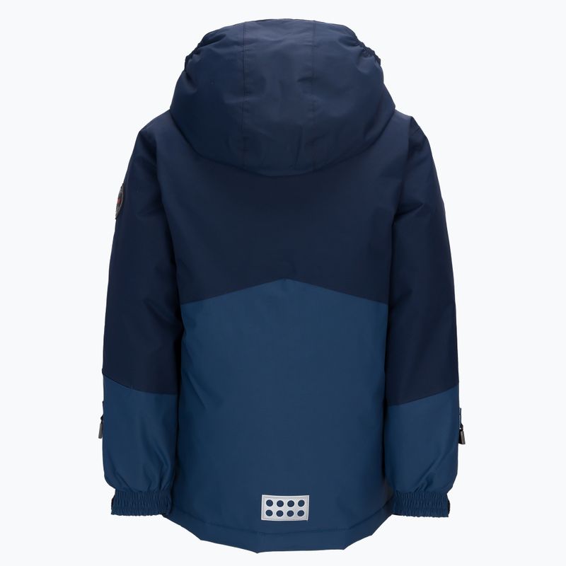 Kurtka narciarska dziecięca LEGO Lwjebel 723 dark navy 2