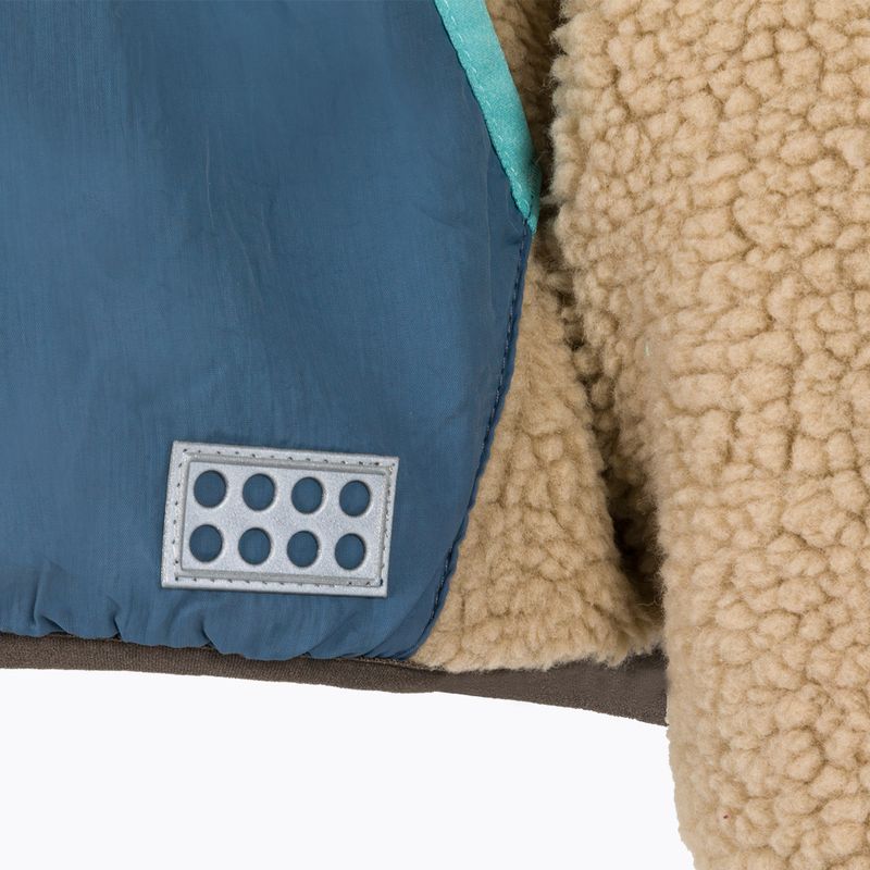 Bluza polarowa dziecięca LEGO Lwsky 710 light brown 3