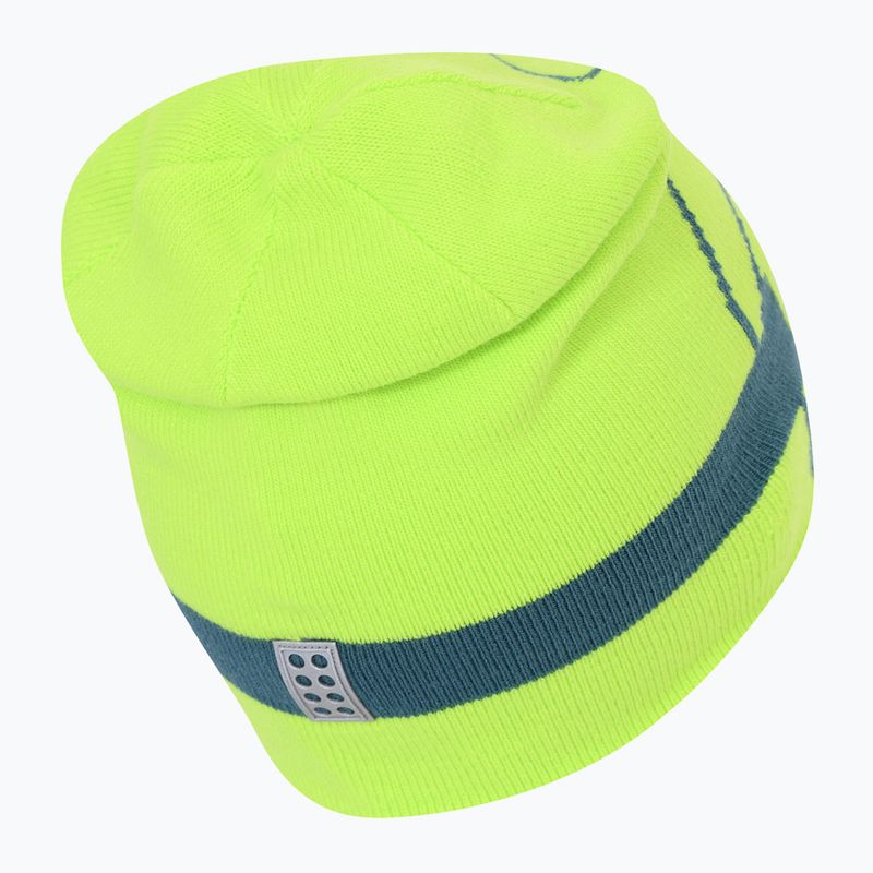 Czapka zimowa dziecięca LEGO Lwazun 723 lime green S24 2