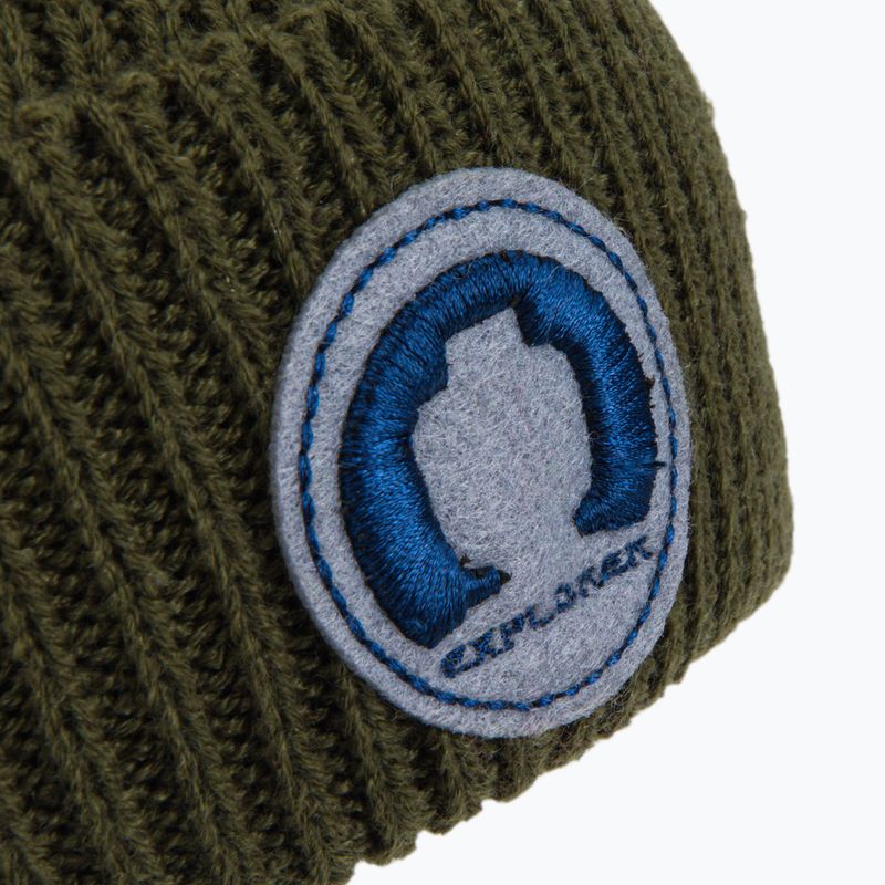 Czapka zimowa dziecięca LEGO Lwazun 702 dark khaki 3