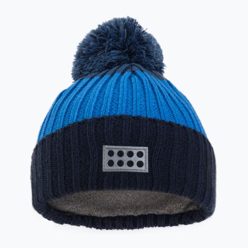 Czapka zimowa dziecięca LEGO Lwazun 715 blue 2