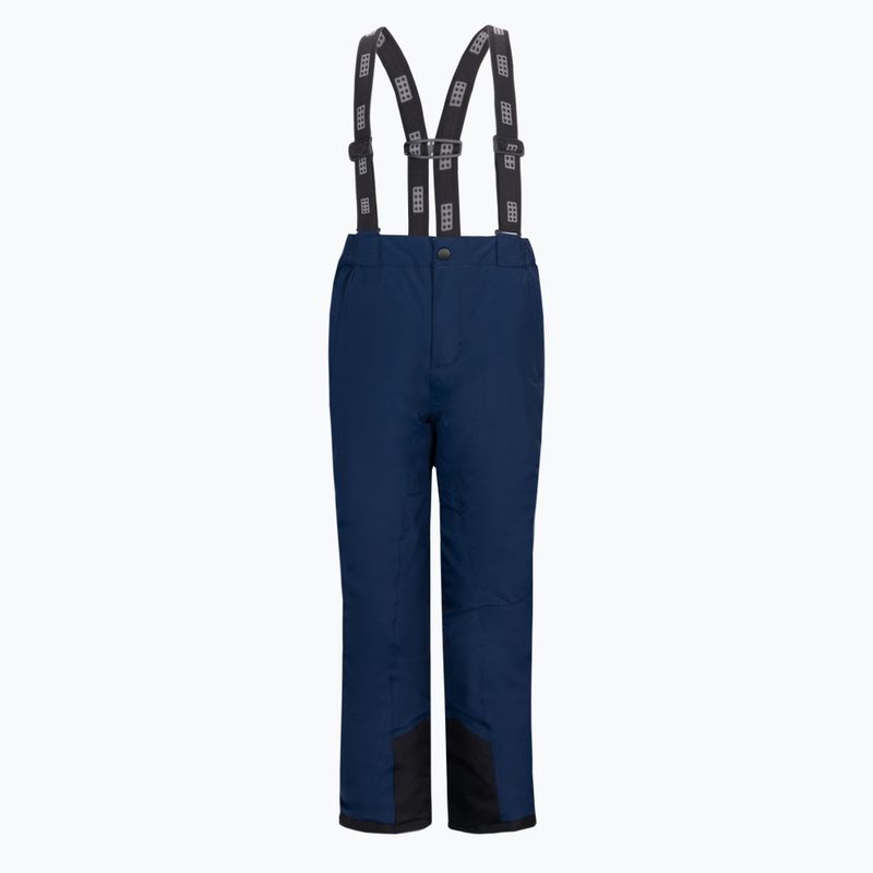 Spodnie narciarskie dziecięce LEGO Lwpowai 708 dark navy
