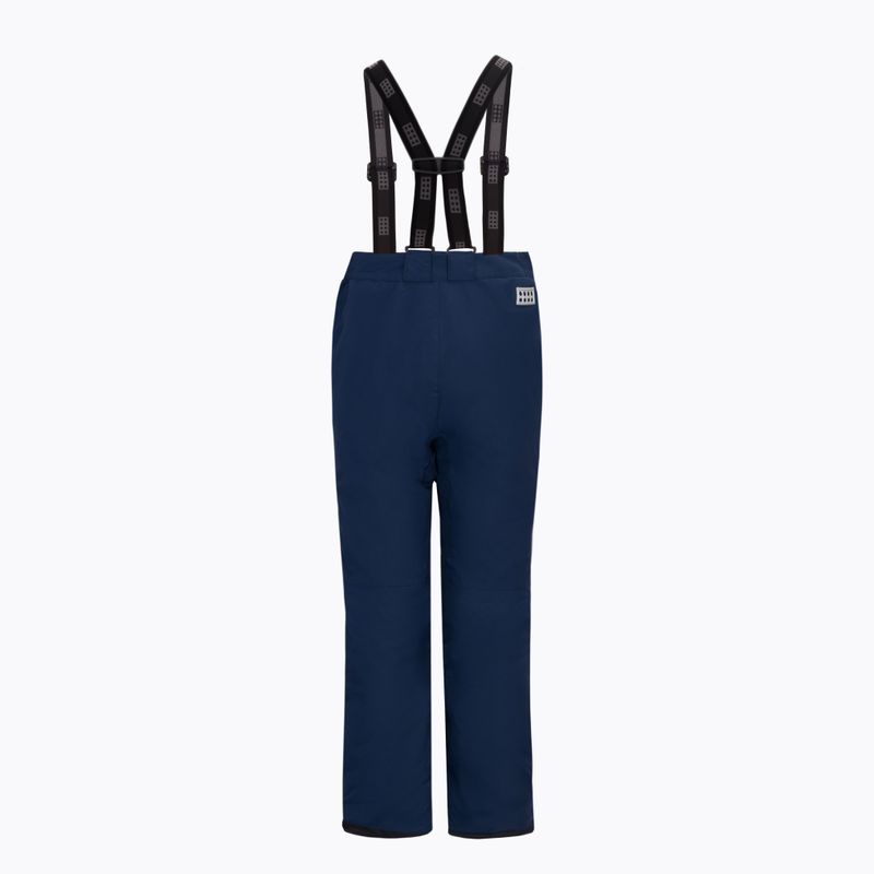 Spodnie narciarskie dziecięce LEGO Lwpowai 708 dark navy 2