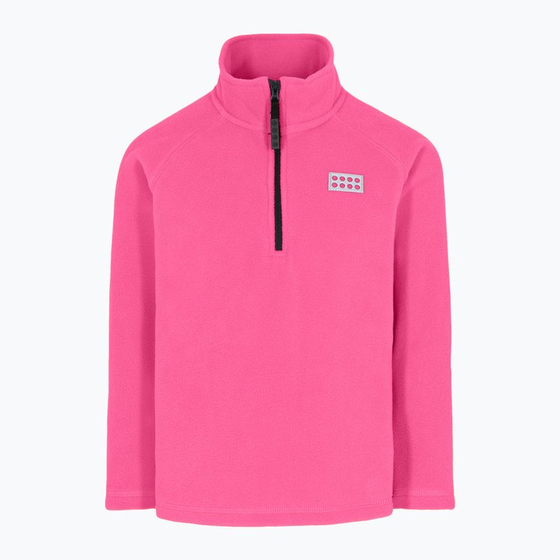 Bluza polarowa dziecięca LEGO Lwsinclair 702 2021 pink 4