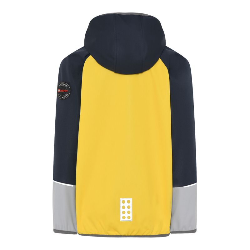 Kurtka softshell dziecięca LEGO Lwsefrit 201 yellow 9