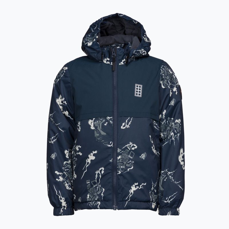 Kurtka zimowa dziecięca LEGO Lwjalapo 604 dark navy