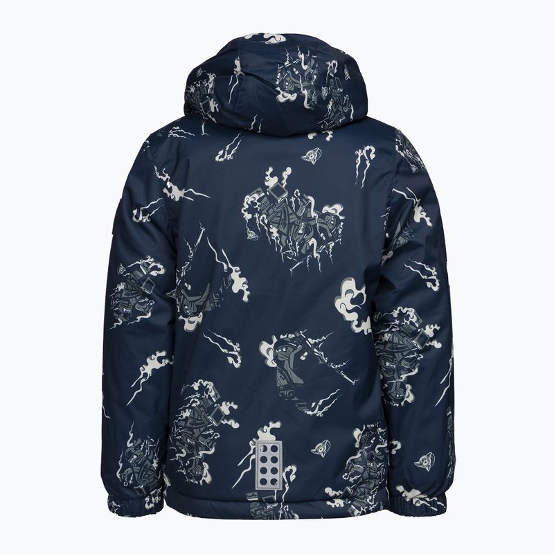 Kurtka zimowa dziecięca LEGO Lwjalapo 604 dark navy 2