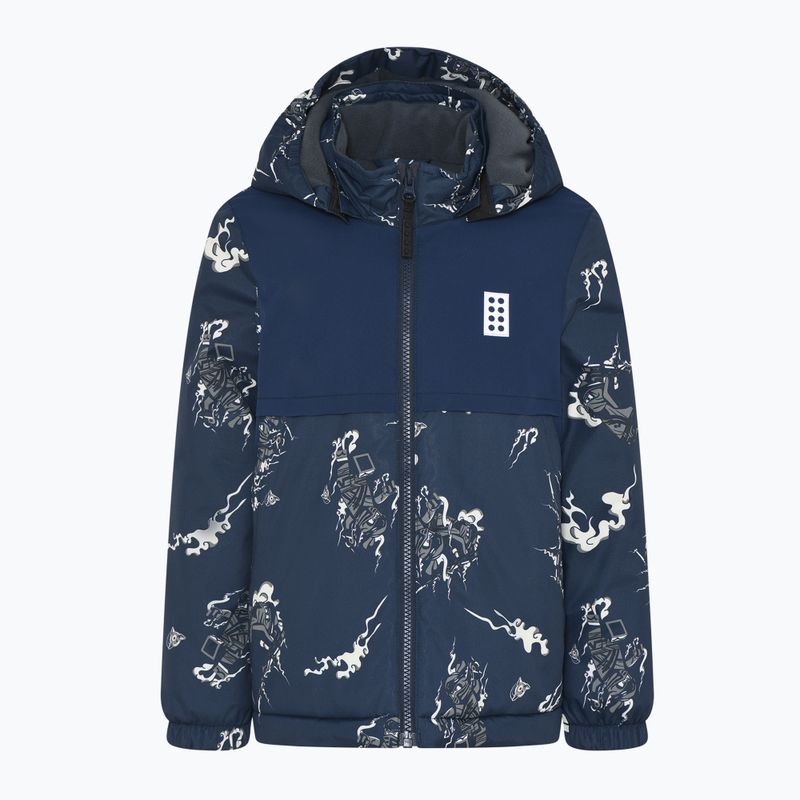 Kurtka zimowa dziecięca LEGO Lwjalapo 604 dark navy 4