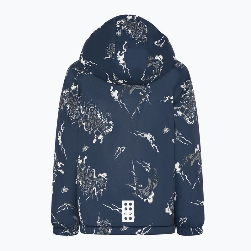 Kurtka zimowa dziecięca LEGO Lwjalapo 604 dark navy 5