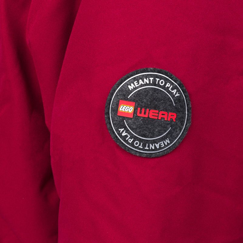 Kurtka zimowa dziecięca LEGO Lwjaselle 701 dark red 4
