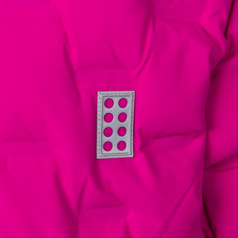 Kurtka narciarska dziecięca LEGO Lwjipe 706 dark pink 3