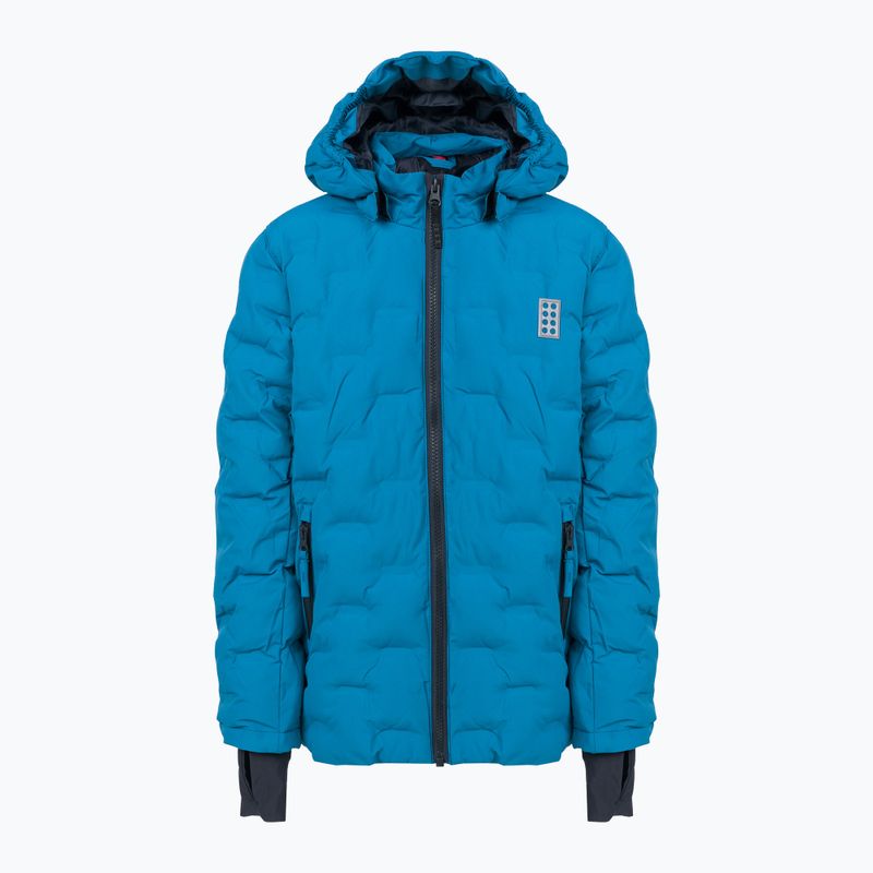 Kurtka narciarska dziecięca LEGO Lwjipe 706 dusty blue