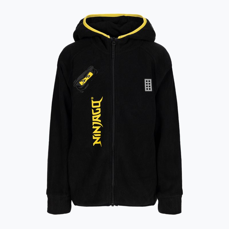Bluza polarowa dziecięca LEGO Lwsangai 601 black