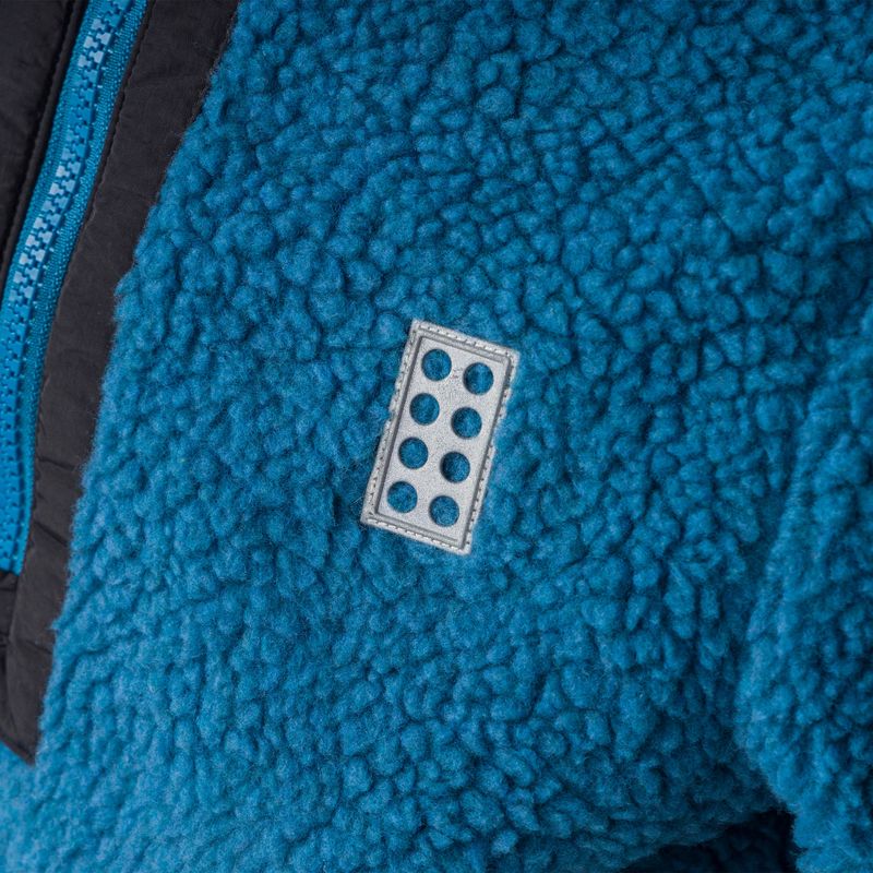 Bluza polarowa dziecięca LEGO Lwsky 710 dusty blue 4