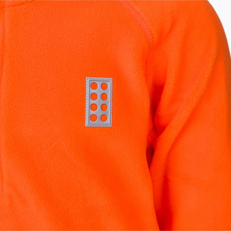 Bluza polarowa dziecięca LEGO Lwsinclair 702 neon orange 3