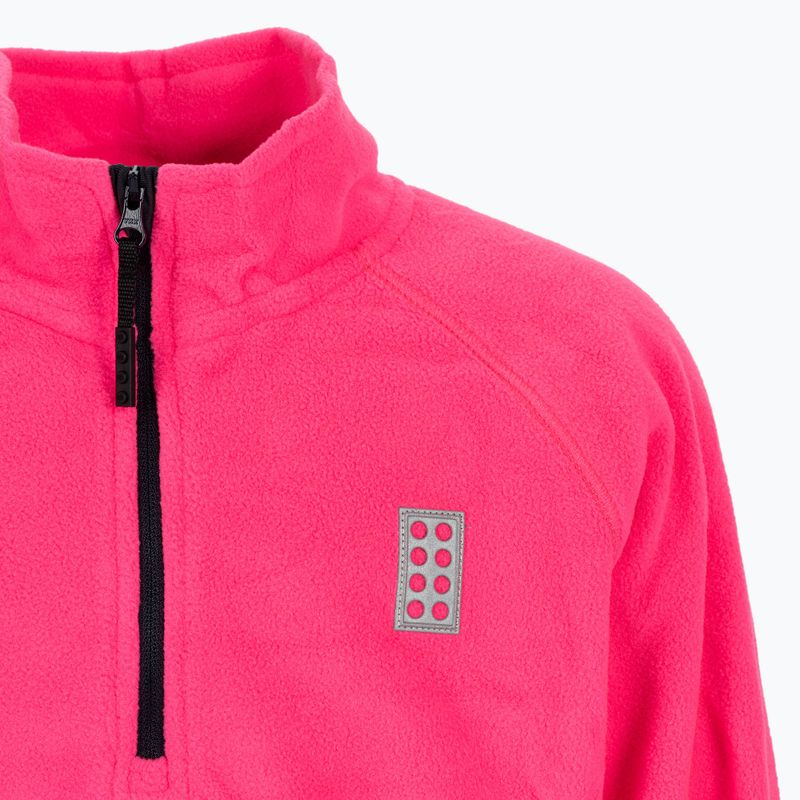 Bluza polarowa dziecięca LEGO Lwsinclair 702 pink 3