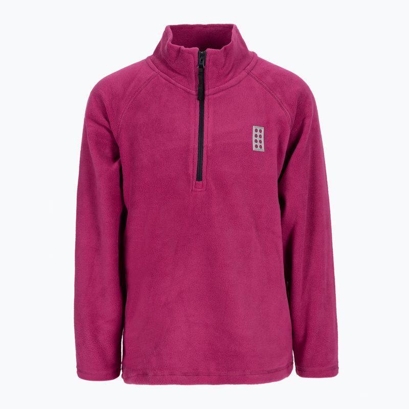 Bluza polarowa dziecięca LEGO Lwsinclair 702 dark pink
