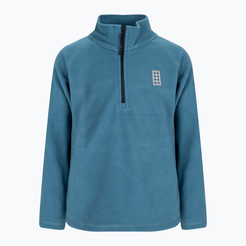 Bluza polarowa dziecięca LEGO Lwsinclair 702 dusty blue