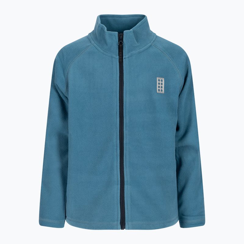 Bluza polarowa dziecięca LEGO Lwsinclair 703 dusty blue