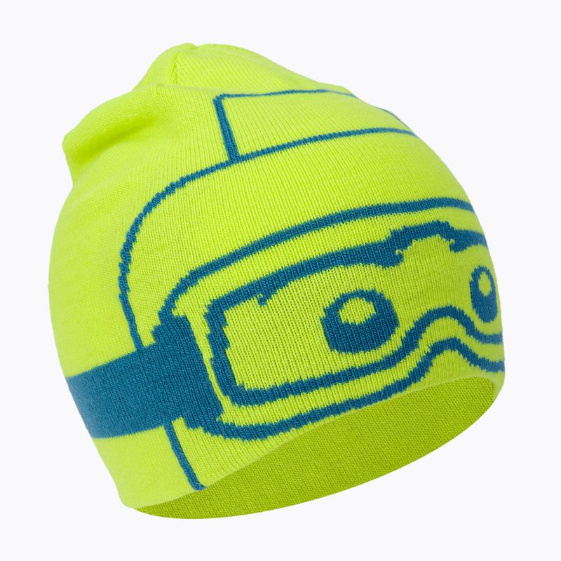 Czapka zimowa dziecięca LEGO Lwazun 723 lime green S22