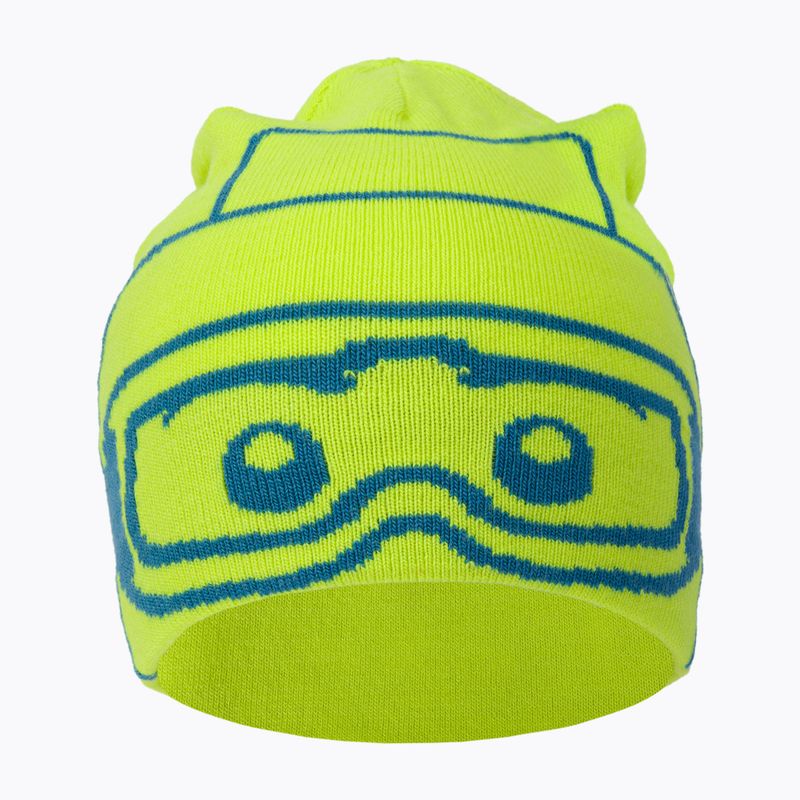 Czapka zimowa dziecięca LEGO Lwazun 723 lime green S22 2