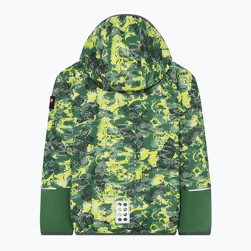 Kurtka softshell dziecięca LEGO Lwstorm 203 dark green 2