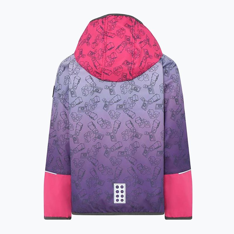 Kurtka softshell dziecięca LEGO Lwstorm 204 lilac rose 2