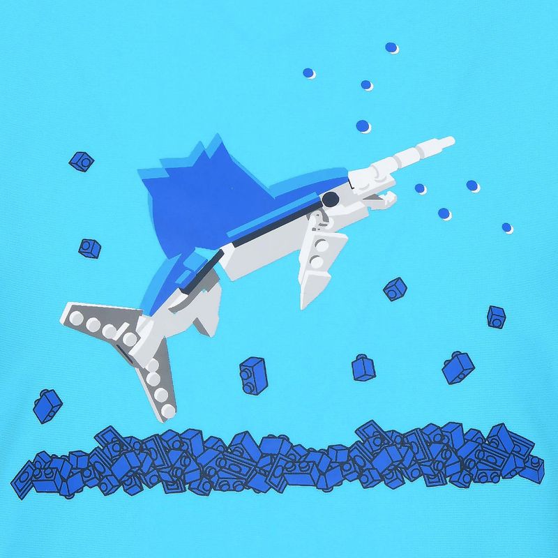 Koszulka do pływania dziecięca LEGO Lwalex 307 bright blue 3