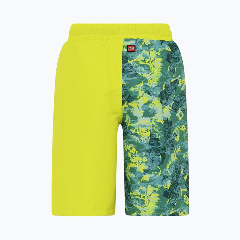 Szorty kąpielowe dziecięce LEGO Lwalex 304 lime green 2