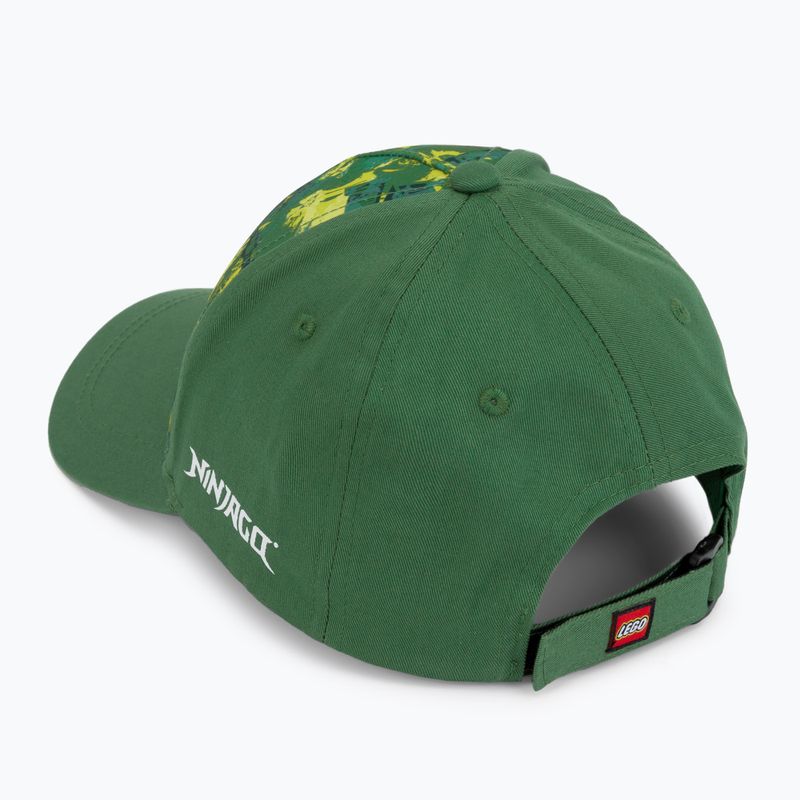 Czapka z daszkiem dziecięca LEGO Lwalex 200 dark green 3