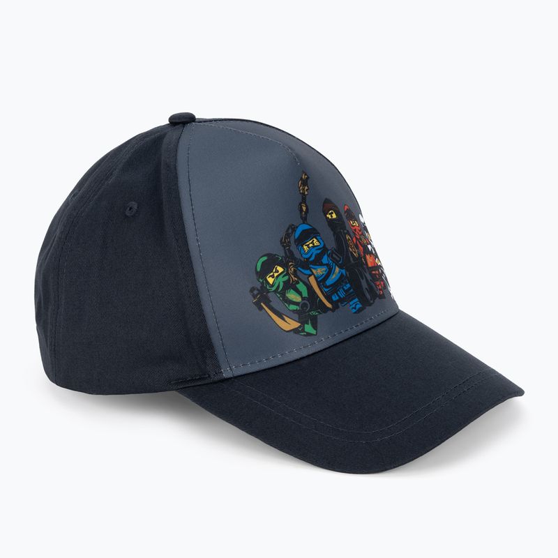 Czapka z daszkiem dziecięca LEGO Lwalex 315 dark/grey
