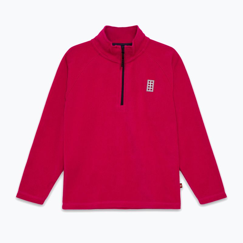 Bluza polarowa dziecięca LEGO Lwsinclair 702 dark pink