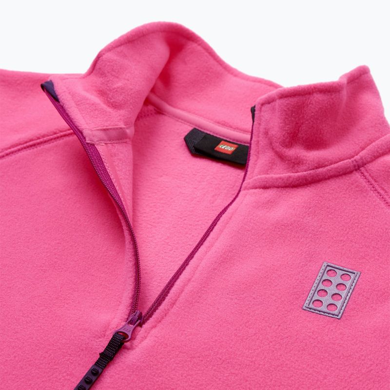 Bluza polarowa dziecięca LEGO Lwsinclair 702 pink 3
