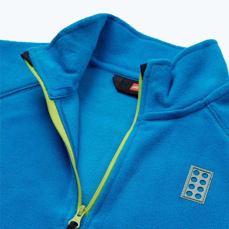 Bluza polarowa dziecięca LEGO Lwsinclair 702 blue/lime 3