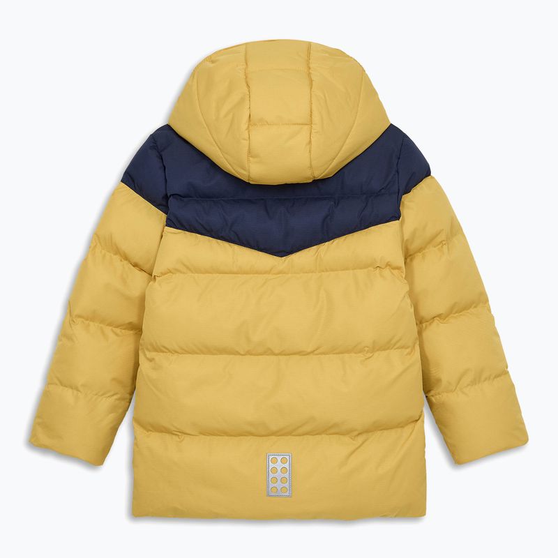 Kurtka ocieplana dziecięca LEGO Lwjebel 733 dark yellow 2