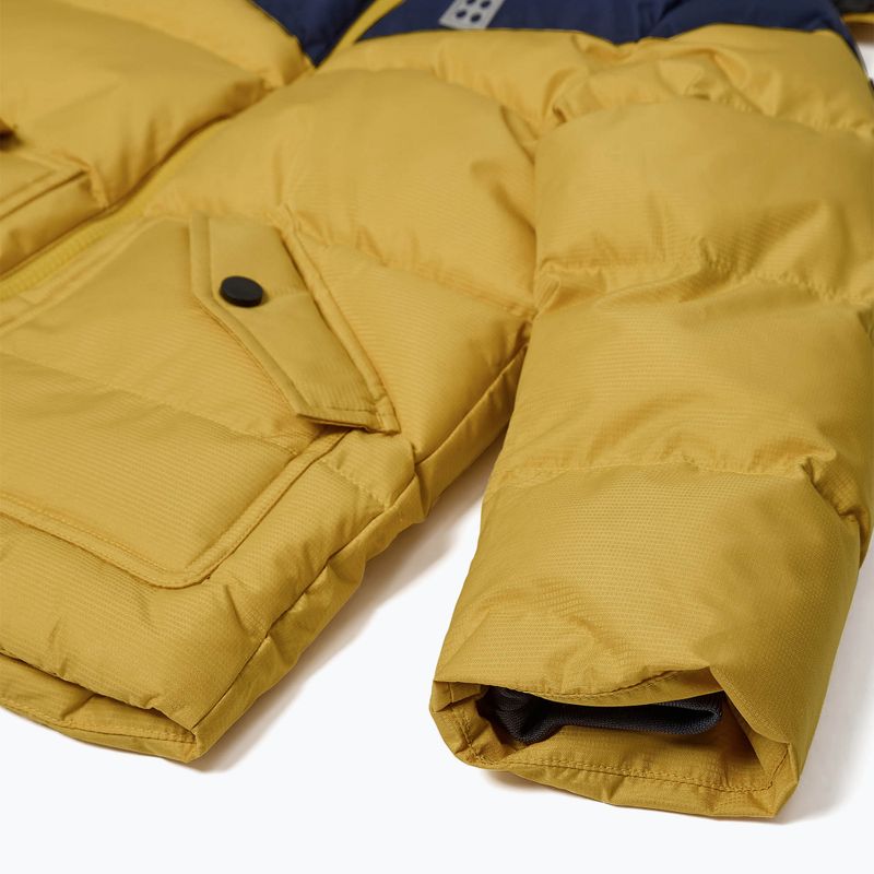 Kurtka ocieplana dziecięca LEGO Lwjebel 733 dark yellow 4