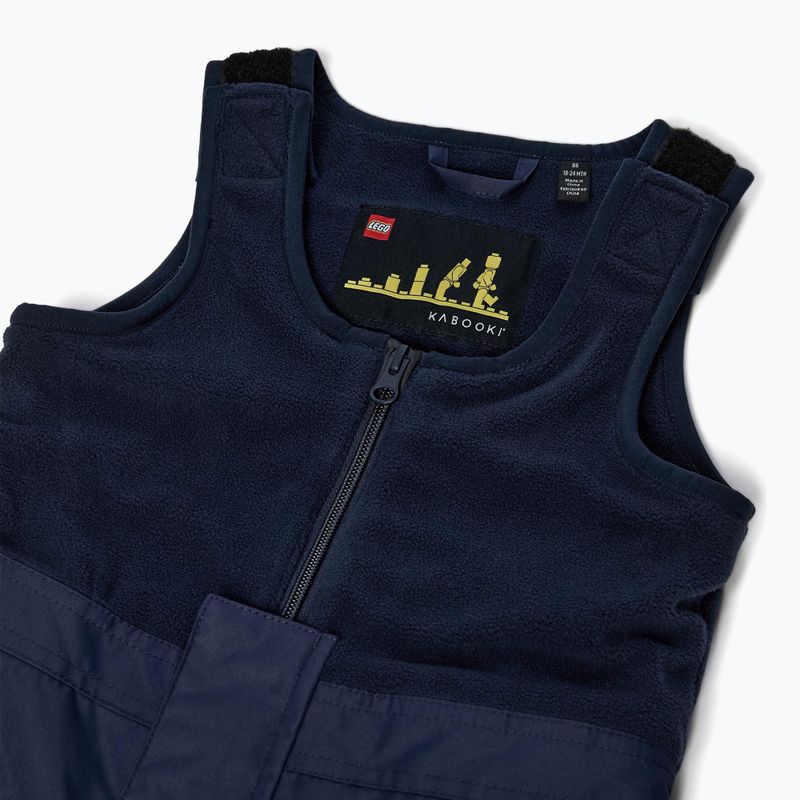 Spodnie narciarskie dziecięce LEGO Lwpuelo 701 dark navy/navy 3