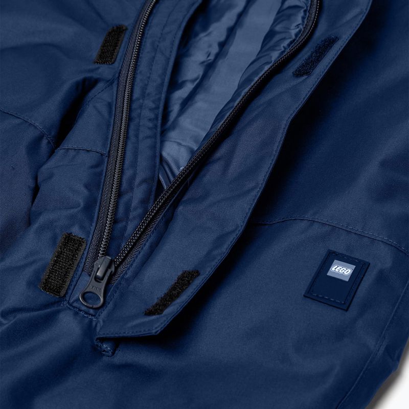 Spodnie narciarskie dziecięce LEGO Lwpuelo 701 dark navy/navy 5