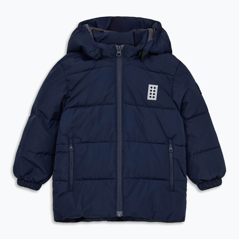 Kurtka ocieplana dziecięca LEGO Lwjojo 703 dark navy